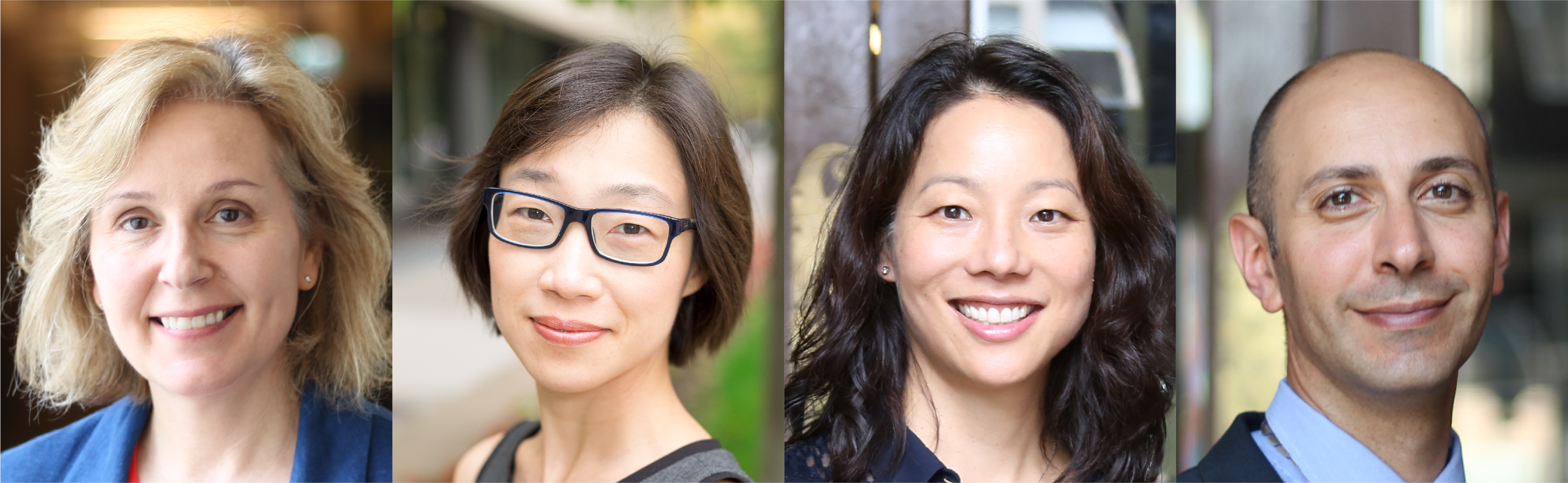 Portrait of Julie Audet, Margaret Cheng, Naomi Mastsurra and Jose Zarrifa