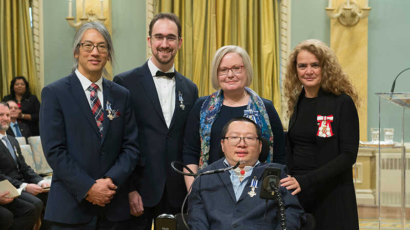 Awardees at the Governor General Meritorious Service event