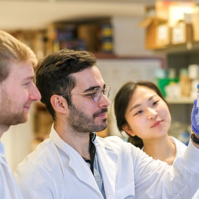 Graduate Students in a lab